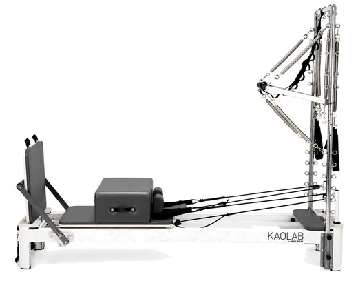 Kaolab Elite T Reformer Aluminio profesional con torre — Pilates · MOLTTEN Paraguay